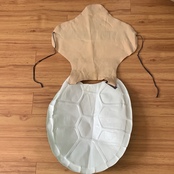 Vintage 1989 Teenage Mutant Ninja Turtles Armor Shell Raphael Child Costume TMNT - Picture 4 of 12